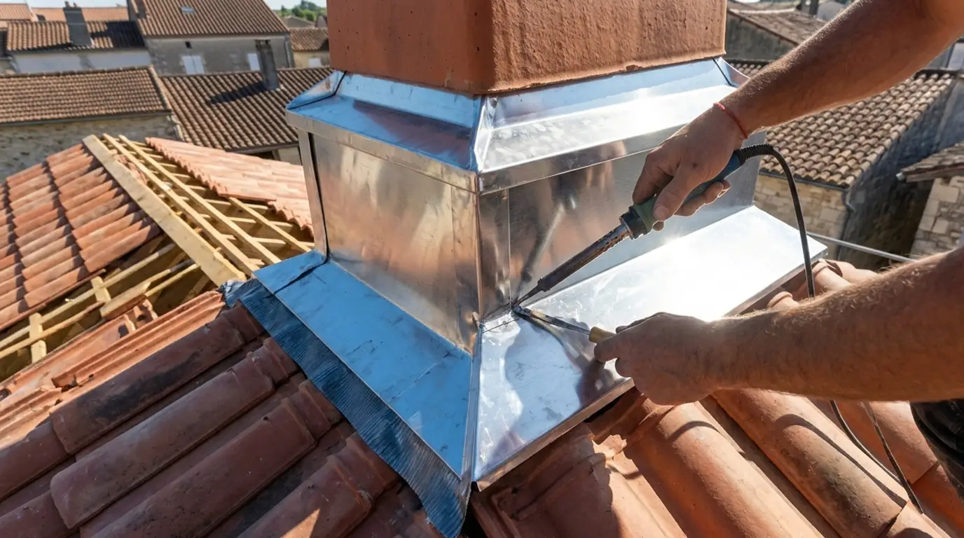 Travaux de zinguerie et pose de gouttières à Melle